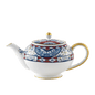 Royal Crown Derby Victorias Garden Blue and Red Teapot (1000ml) – official product image