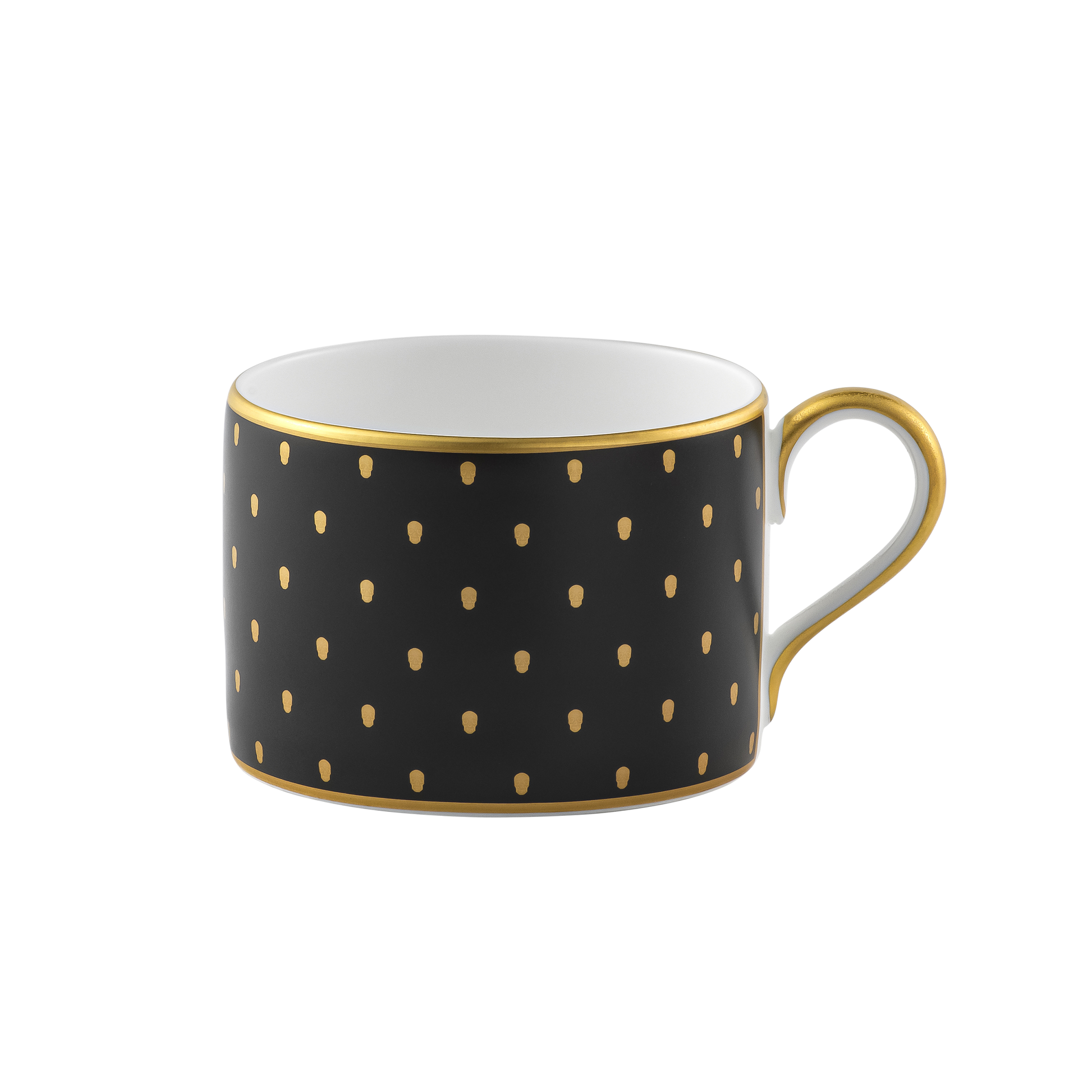 Royal Crown Derby W1 Black Teacup (250ml) – official product image
