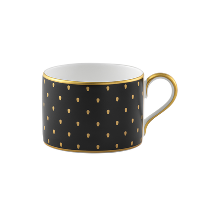 Royal Crown Derby W1 Black Teacup (250ml) – official product image