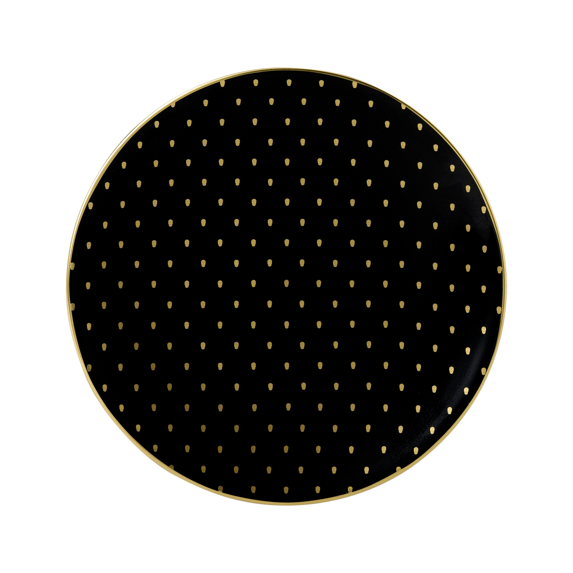 Royal Crown Derby W1 Black Salad Plate (21cm) – official product image