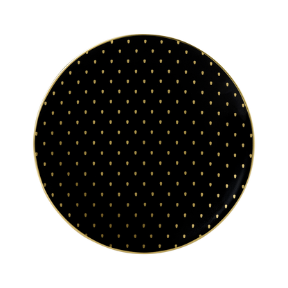 Royal Crown Derby W1 Black Salad Plate (21cm) – official product image