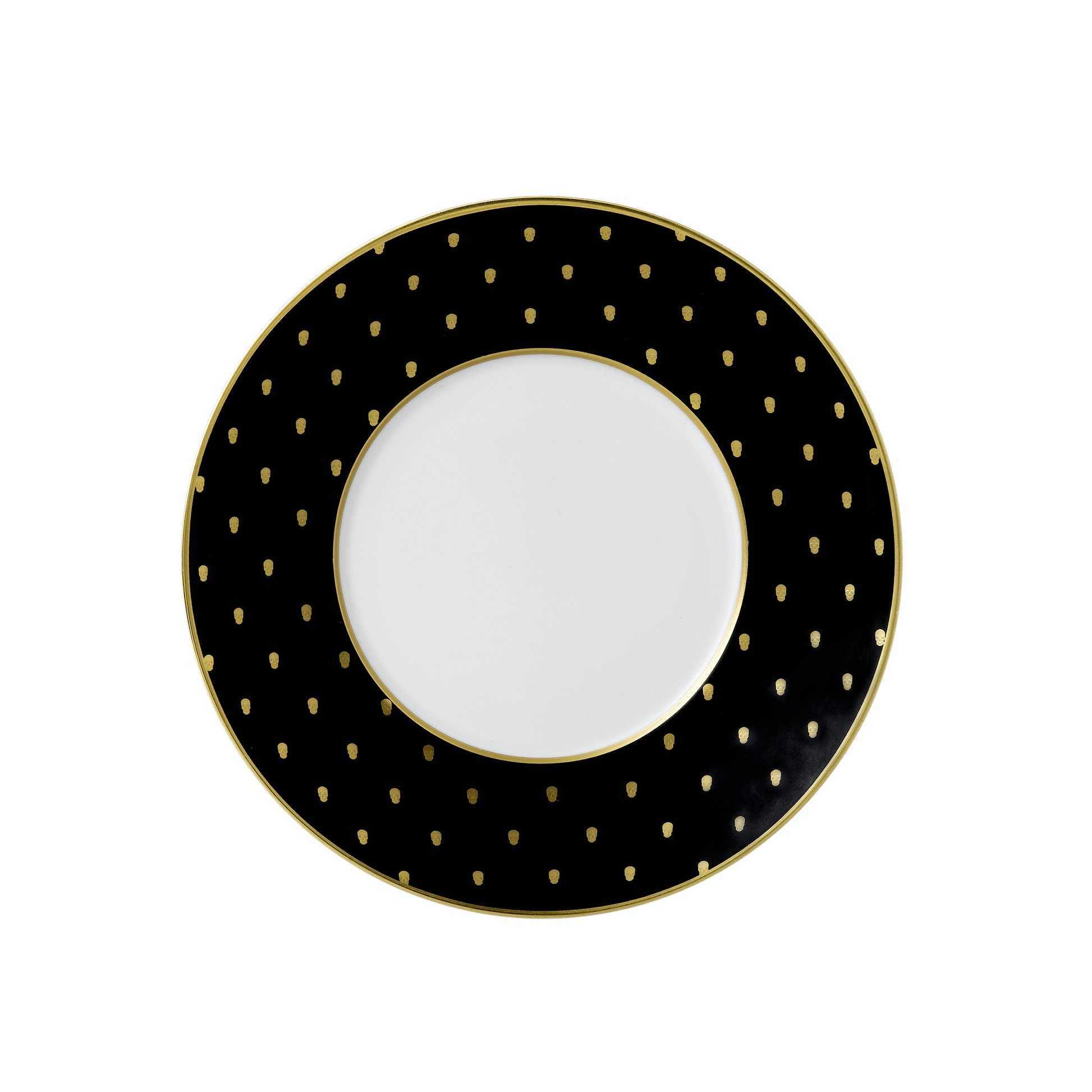 Royal Crown Derby W1 Black Tea Saucer (15cm) – official product image