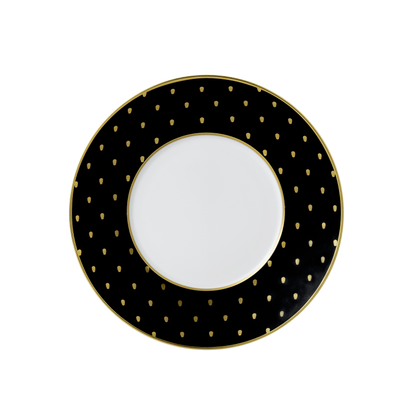 Royal Crown Derby W1 Black Tea Saucer (15cm) – official product image