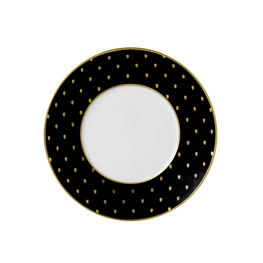 Royal Crown Derby W1 Black Tea Saucer (15cm) – official product image