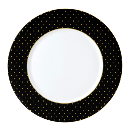 Royal Crown Derby W1 Black Charger Plate (34cm) – official product image