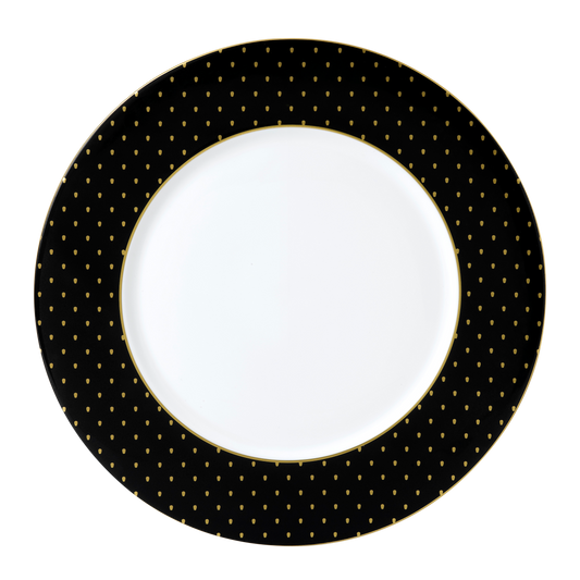 Royal Crown Derby W1 Black Charger Plate (34cm) – official product image
