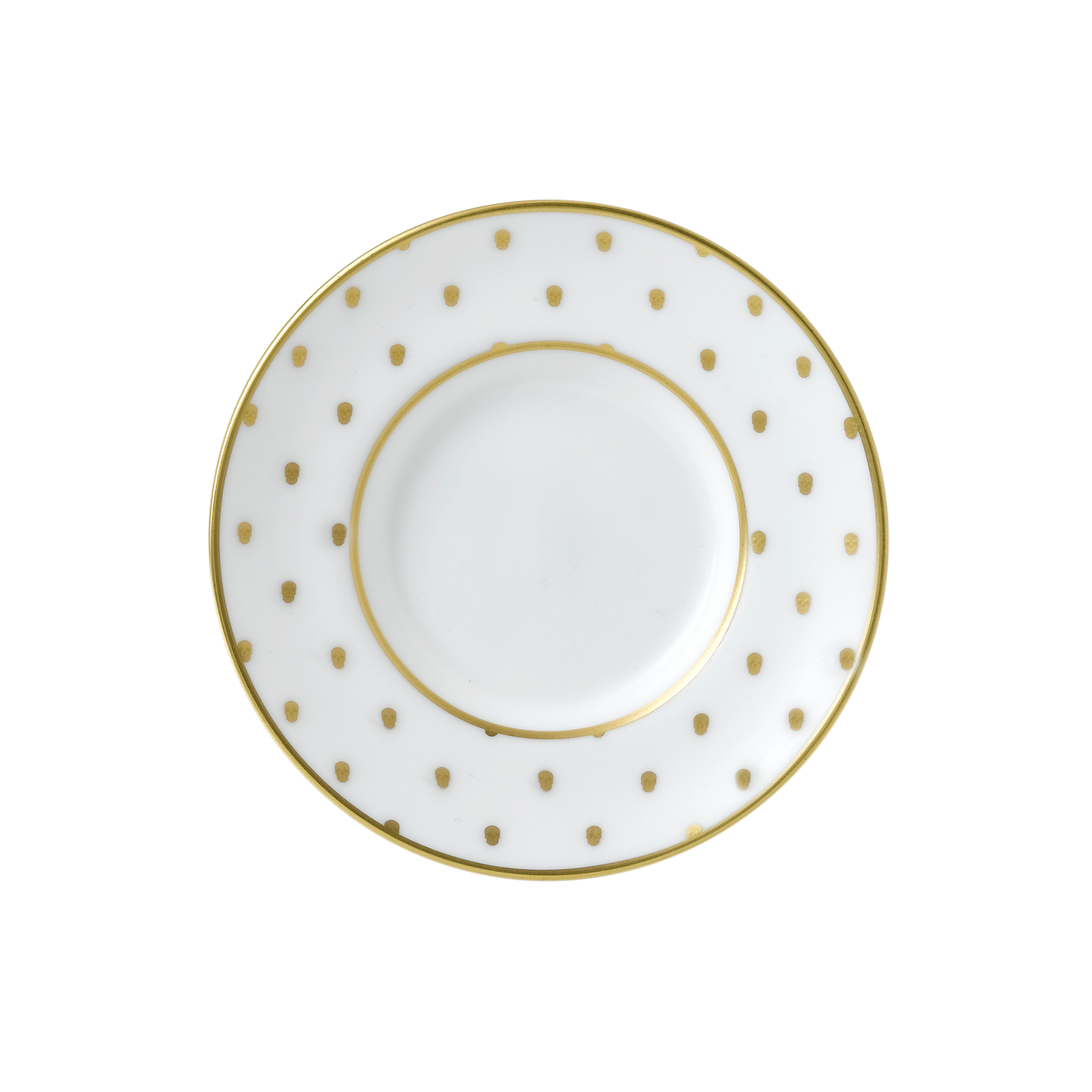 Royal Crown Derby W1 White Coffee Saucer (11.5cm) – official product image