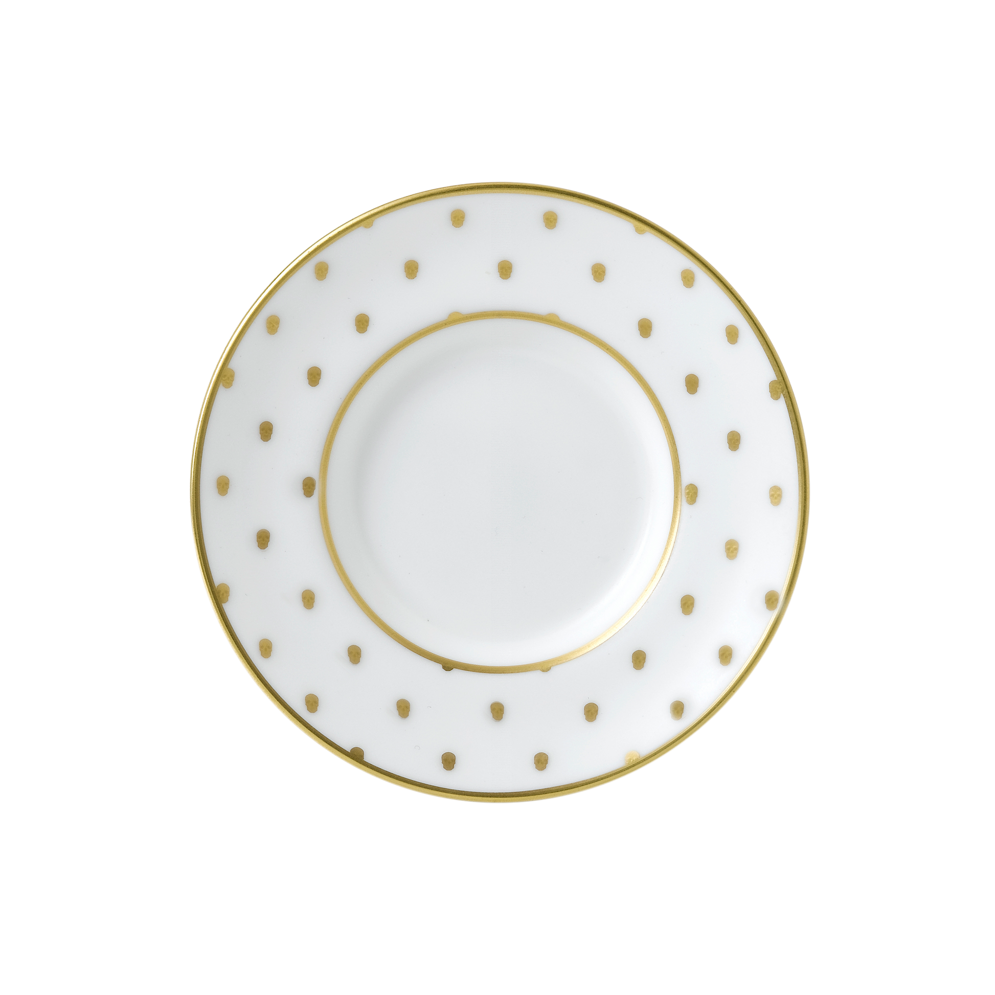 Royal Crown Derby W1 White Coffee Saucer (11.5cm) – official product image