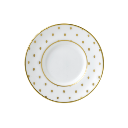 Royal Crown Derby W1 White Coffee Saucer (11.5cm) – official product image