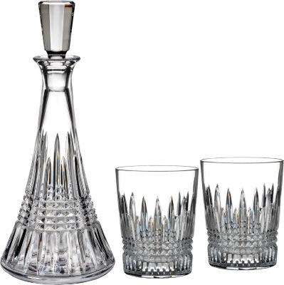 Waterford Crystal Lismore Diamond – Decanter & Double Old Fashioned Set