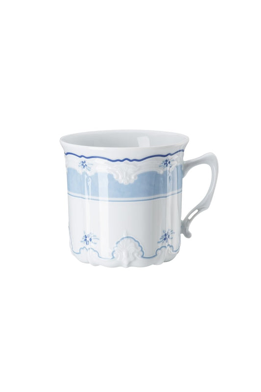 Hutschenreuther Baronesse Estelle Blue Cup 6 Tall – front view