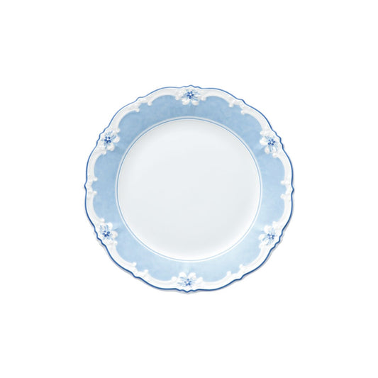 Hutschenreuther Baronesse Estelle Blue Rim Plate 20 cm – top view