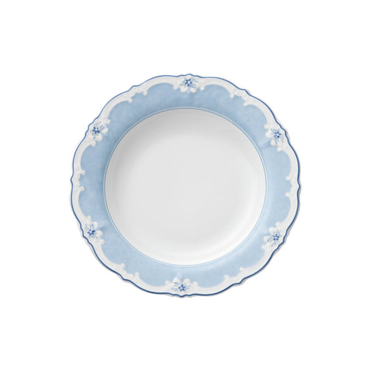 Hutschenreuther Baronesse Estelle Blue Rim Plate 24 cm Deep – top view
