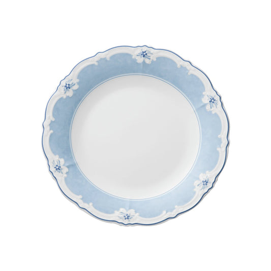 Hutschenreuther Baronesse Estelle Blue Rim Plate 25 cm – top view