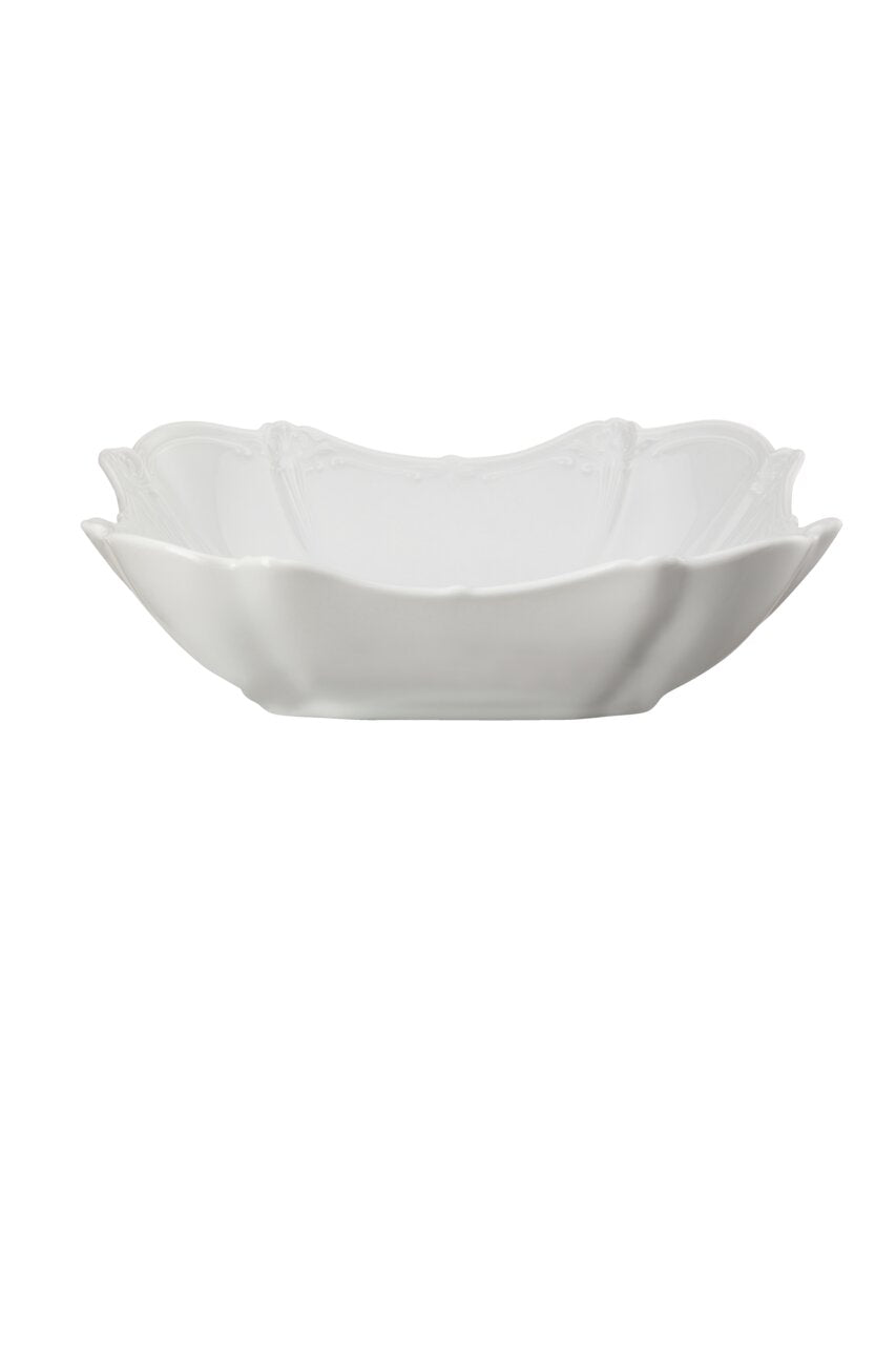 Hutschenreuther Baronesse White rectangular bowl 23 cm – side view