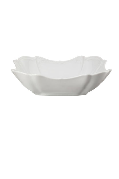 Hutschenreuther Baronesse White rectangular bowl 23 cm – side view