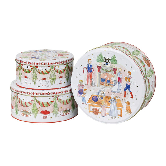 Hutschenreuther Collector's Collection 26 Christmas Feast Set 3 biscuit tins – official product image