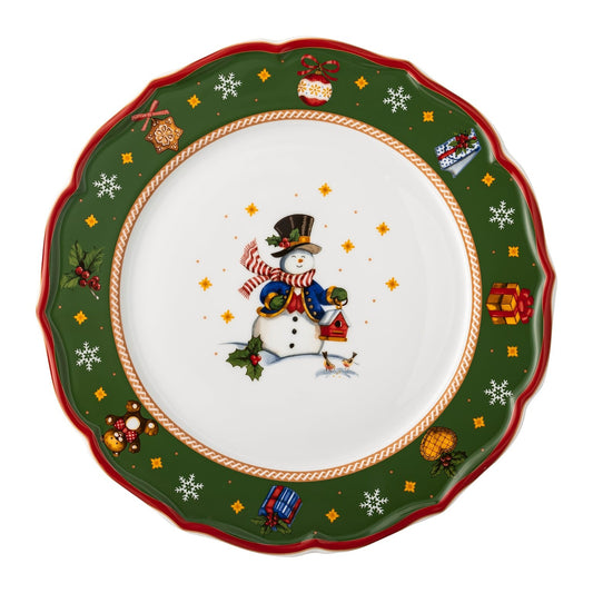 Hutschenreuther Happy Wintertime Green Plate 33 cm – official product image