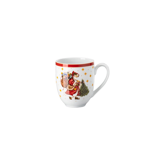 Hutschenreuther Happy Wintertime Red Mug with handle – official product image