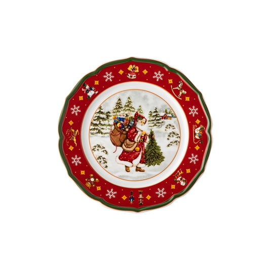 Hutschenreuther Happy Wintertime Red Plate 22 cm – official product image