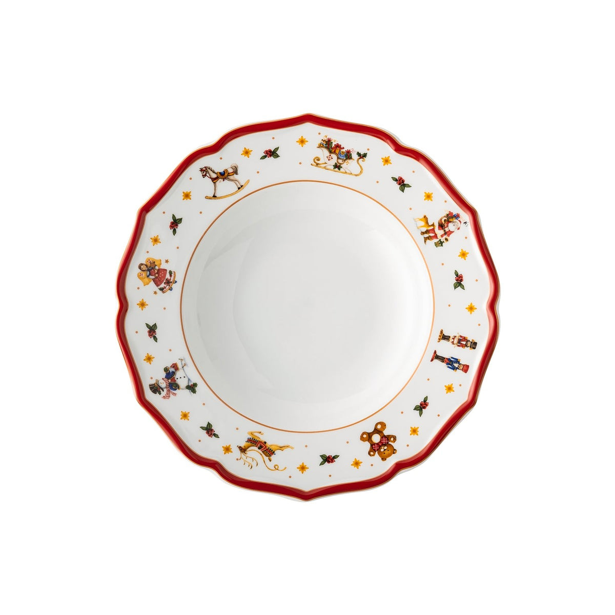 Hutschenreuther Happy Wintertime Red Plate deep 23 cm – official product image
