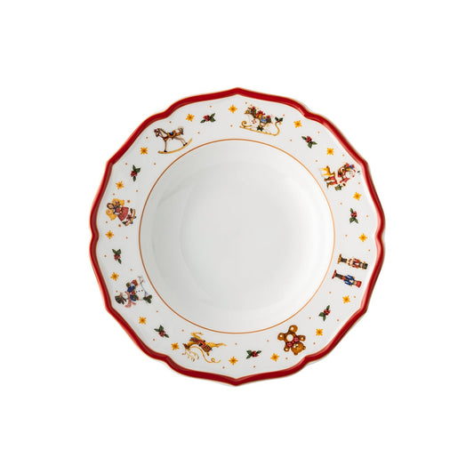 Hutschenreuther Happy Wintertime Red Plate deep 23 cm – official product image
