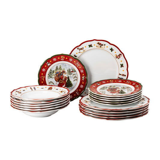 Hutschenreuther Happy Wintertime Red Set 18 Pcs. – official product image