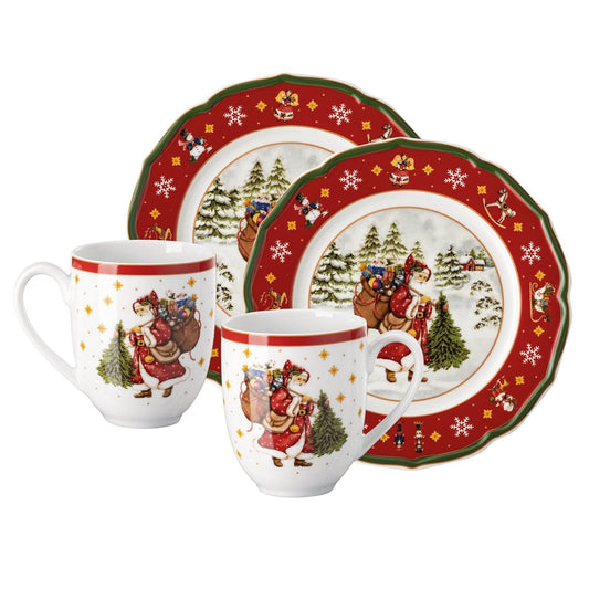 Hutschenreuther Happy Wintertime Red Set 4 Pcs. – official product image