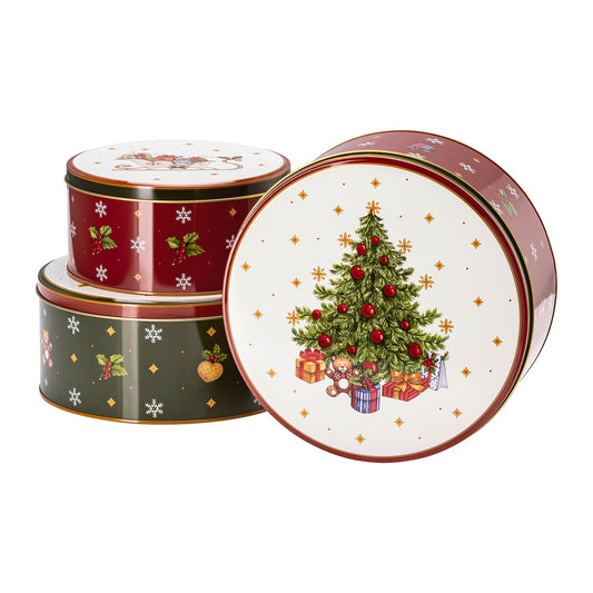 Hutschenreuther Happy Wintertime Set 3 biscuit tins – official product image