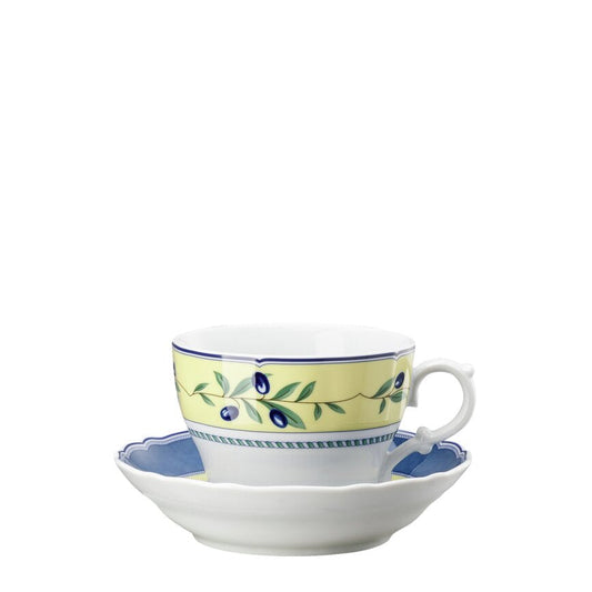 Hutschenreuther Maria Theresia Medley Cafe au lait cup – cup and saucer set view