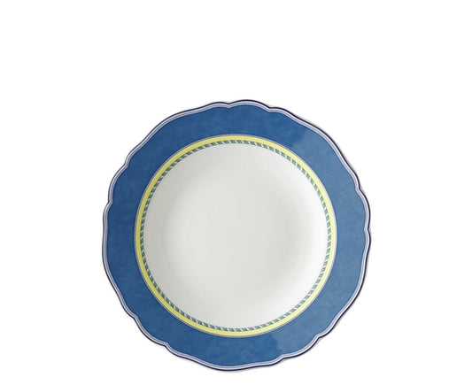 Hutschenreuther Maria Theresia Medley - Mantova Rim Plate 21 cm Deep – top view