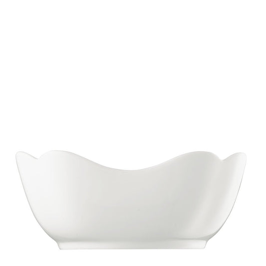 Hutschenreuther Maria Theresia White Bowl angular 20 cm – front view