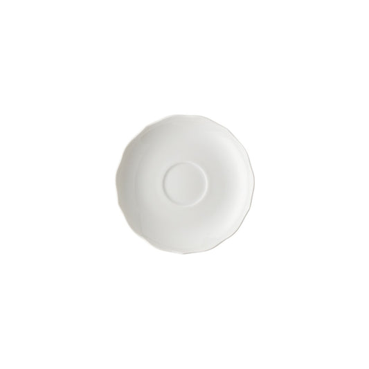 Hutschenreuther Maria Theresia White Saucer 4 Low – top view