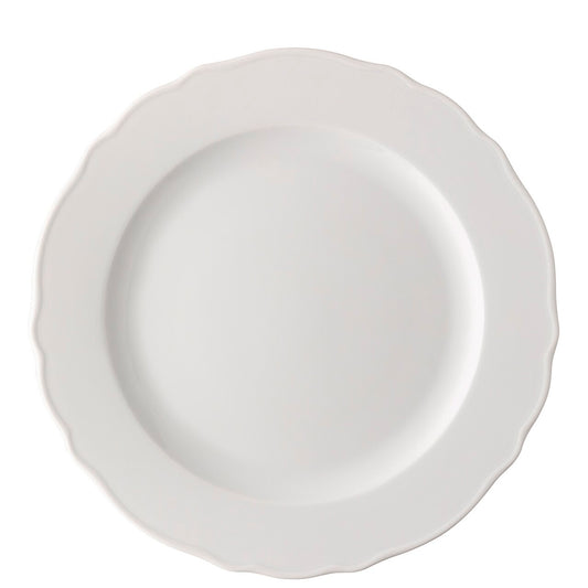 Hutschenreuther Maria Theresia White Service Rim Plate 31 – top view
