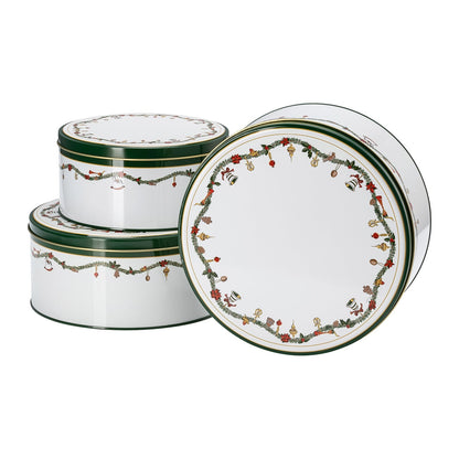 Hutschenreuther Nora Christmas Set 3 biscuit tins – official product image