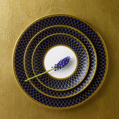 Royal Crown Derby Majestic Navy Blue Dinner Plate (27cm) – alternate official product image