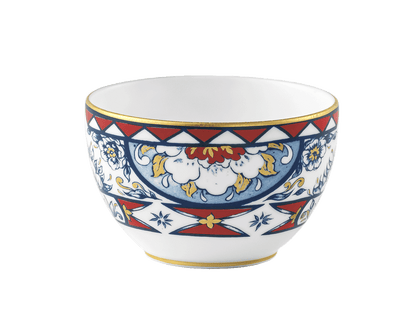 Royal Crown Derby Victorias Garden Blue and Red Sugar Bowl (250ml) – official product image