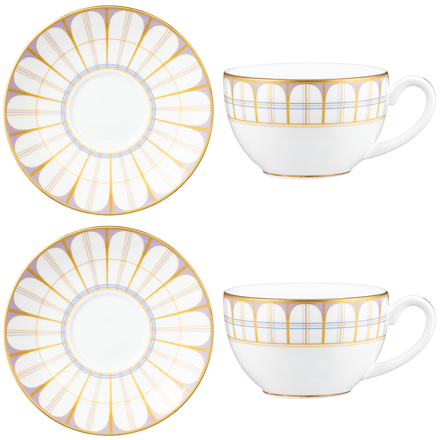 Royal Crown Derby Little Venice Cake Company Teacups and Saucers (boxed) – official product image