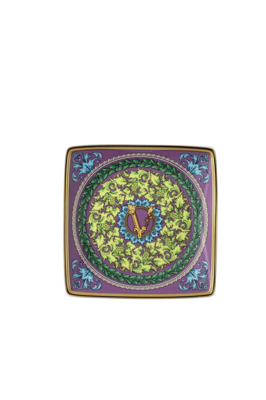 Versace Barocco Mosaic Bowl 12 cm sq. flat – front view