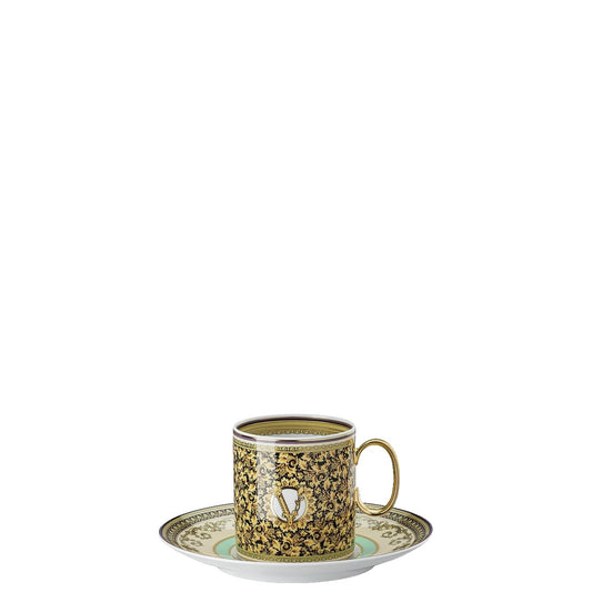 Versace Barocco Mosaic Cup/Saucer 4 tall – front view