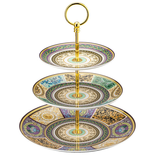 Versace Barocco Mosaic Etagere 3 tiers – alternate view