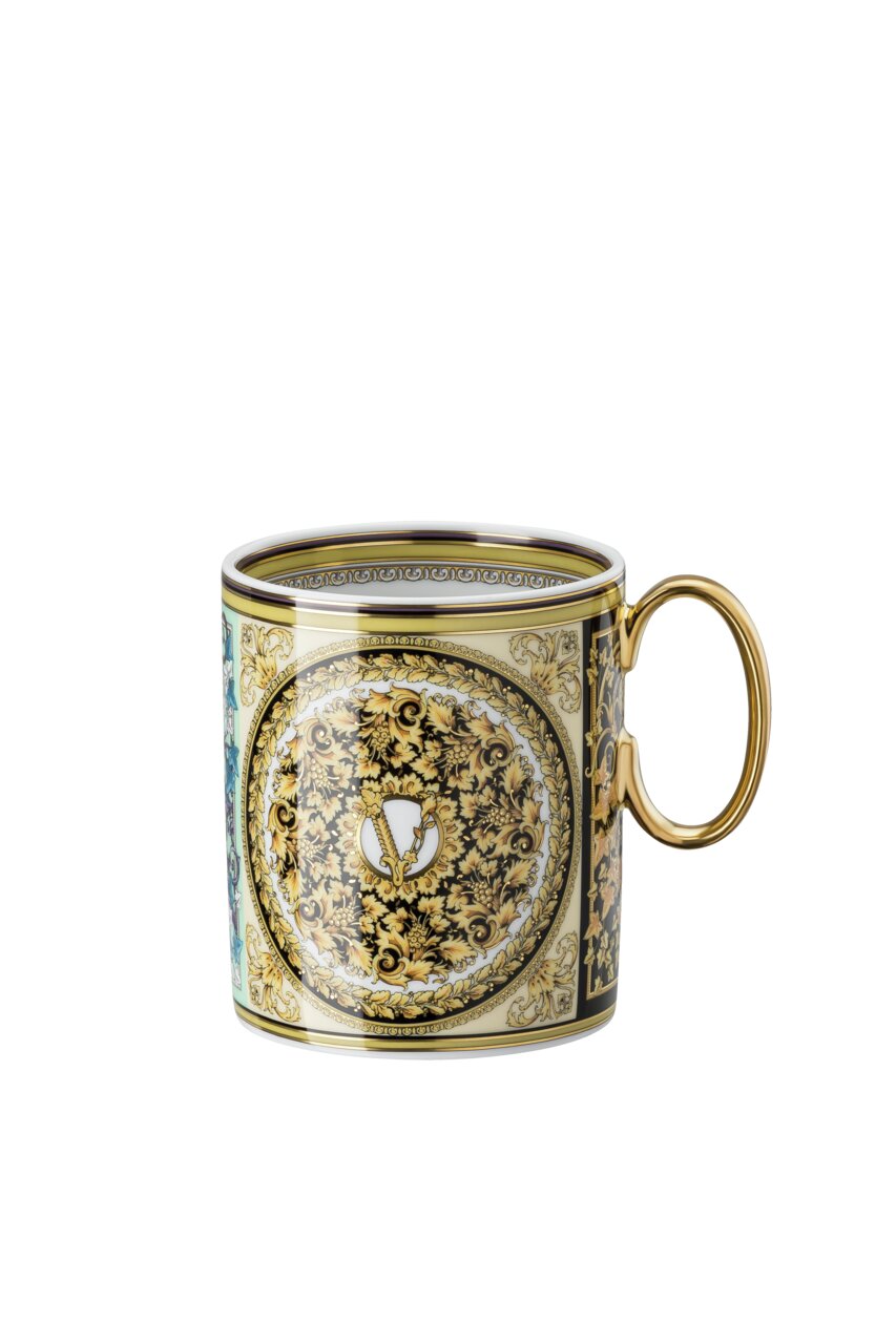 Versace Barocco Mosaic Mug with handle – front view