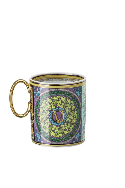 Versace Barocco Mosaic Mug with handle – reverse view