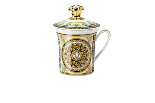 Versace Versace Barocco Mosaic 30 Years Anniversary lidded mug front view