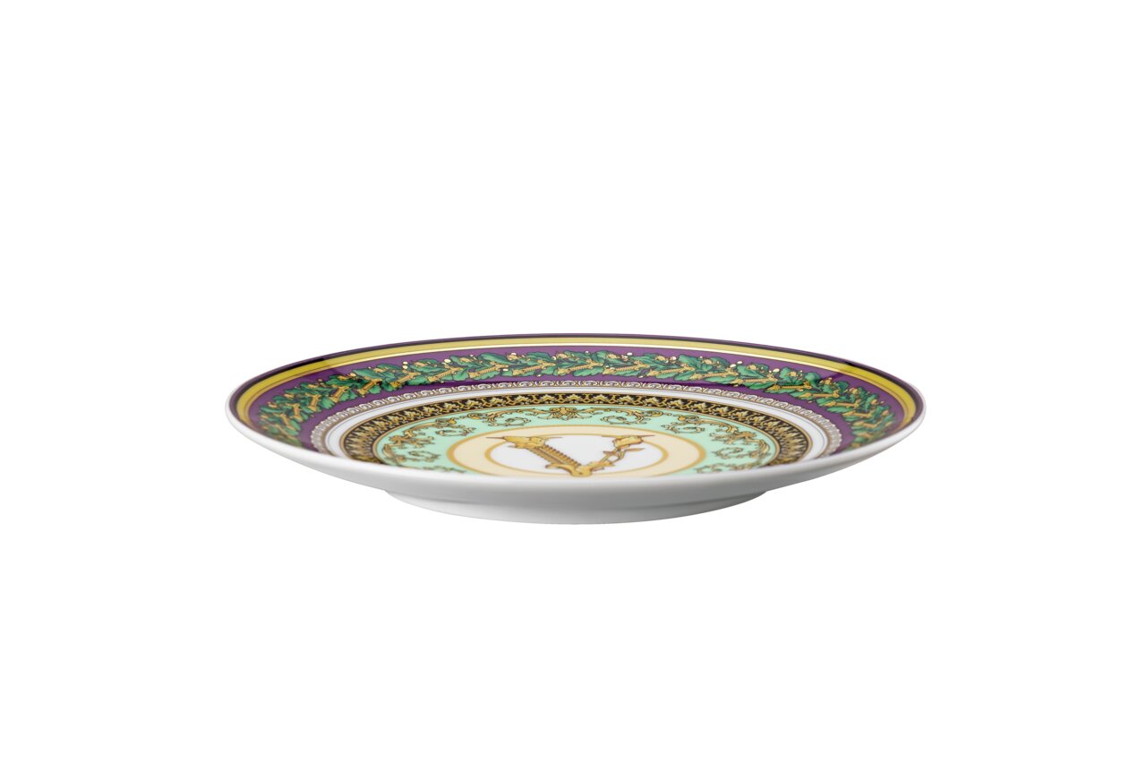 Versace Barocco Mosaic Plate 17 cm – side view