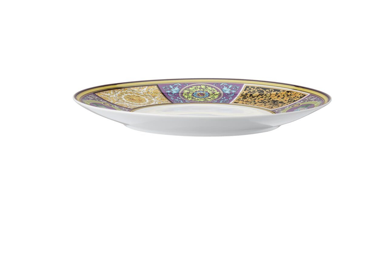Versace Barocco Mosaic Plate 28 cm – side view