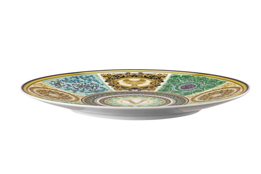 Versace Barocco Mosaic Service Plate 33 cm – side view