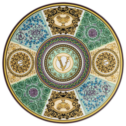 Versace Barocco Mosaic Service Plate 33 cm – top view