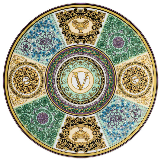 Versace Barocco Mosaic Service Plate 33 cm – top view