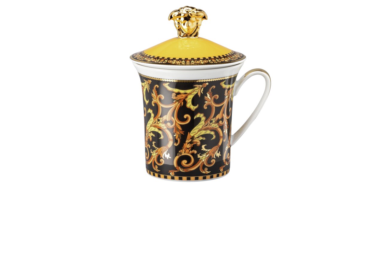 Versace Versace Barocco 30 Years Anniversary lidded mug front view